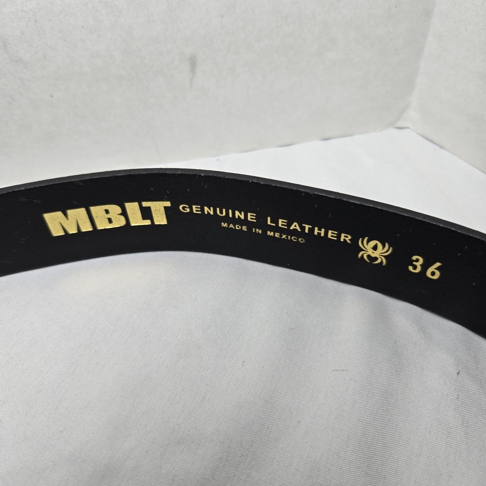 Redback Genuine Leather Black Scratchless PPE Mechanics Belt MBLT 36 Utility